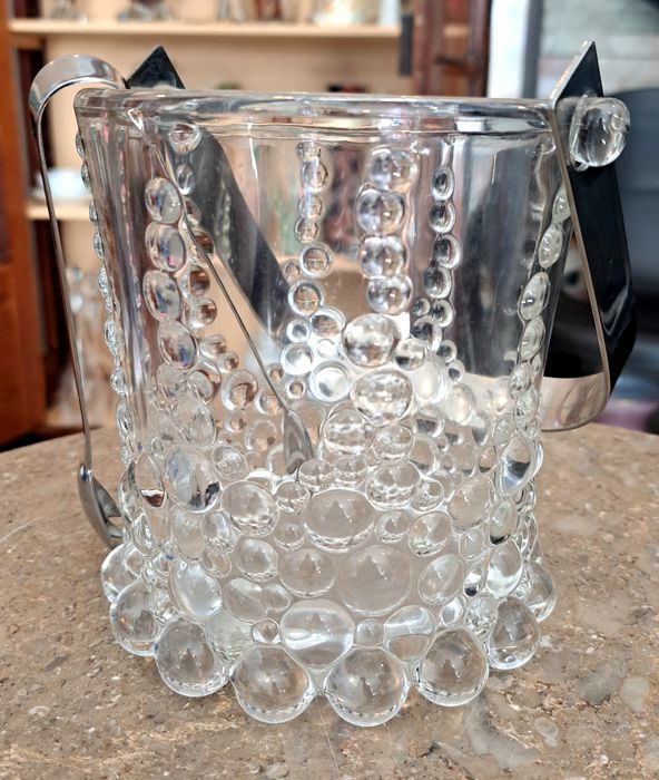 Balde de gelo cristal antigo