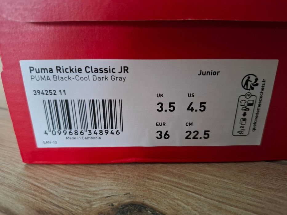 buty puma rickie classic jr 36