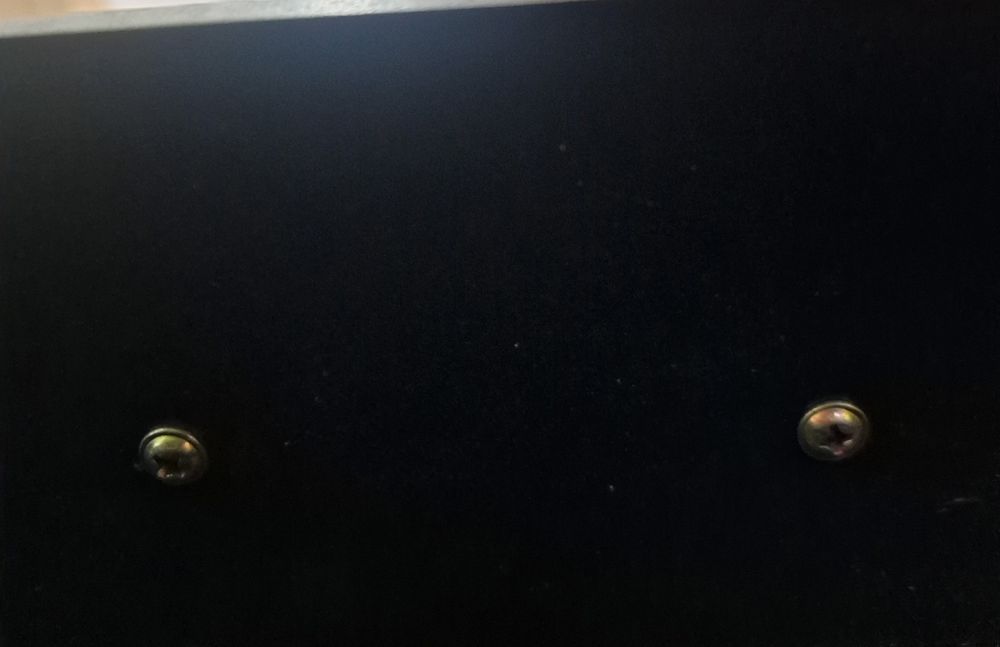 Aparador/consola preto e dourado