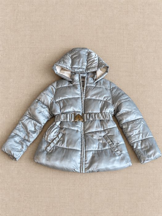 Зимова куртка Bwkids для дівчинки, 110 см (4–5 років), срібляста
