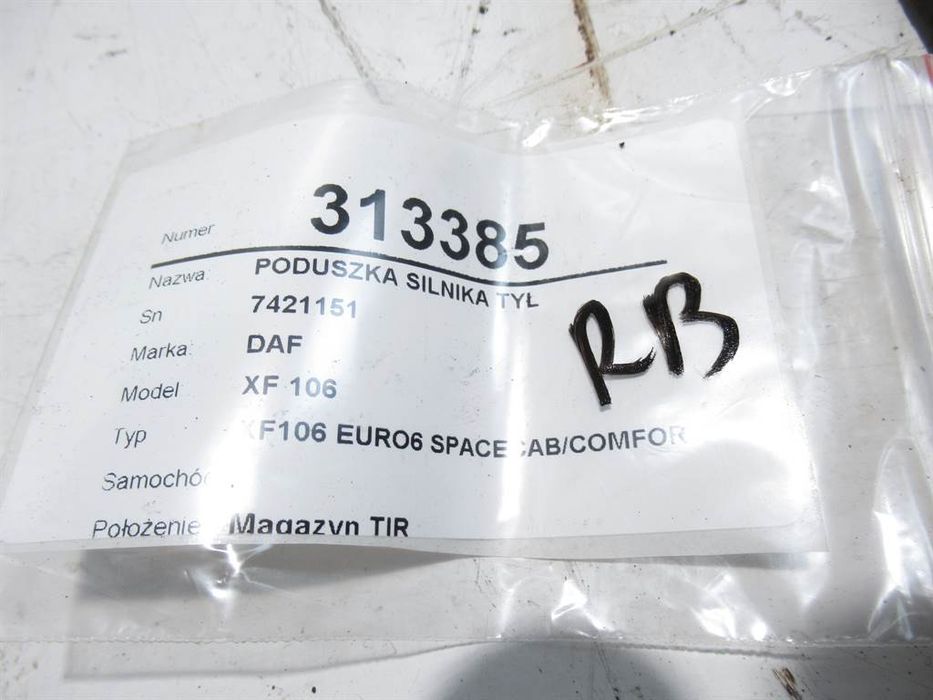 PODUSZKA SILNIKA TYŁ DAF N 7421151 KM