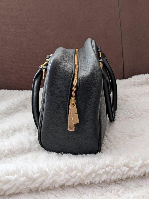 Oryginalna Czarna Torebka Burberry Small Shield Bowling Bag NWT