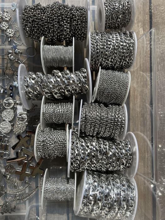Material bijuteria em aço inoxidavel e pvd