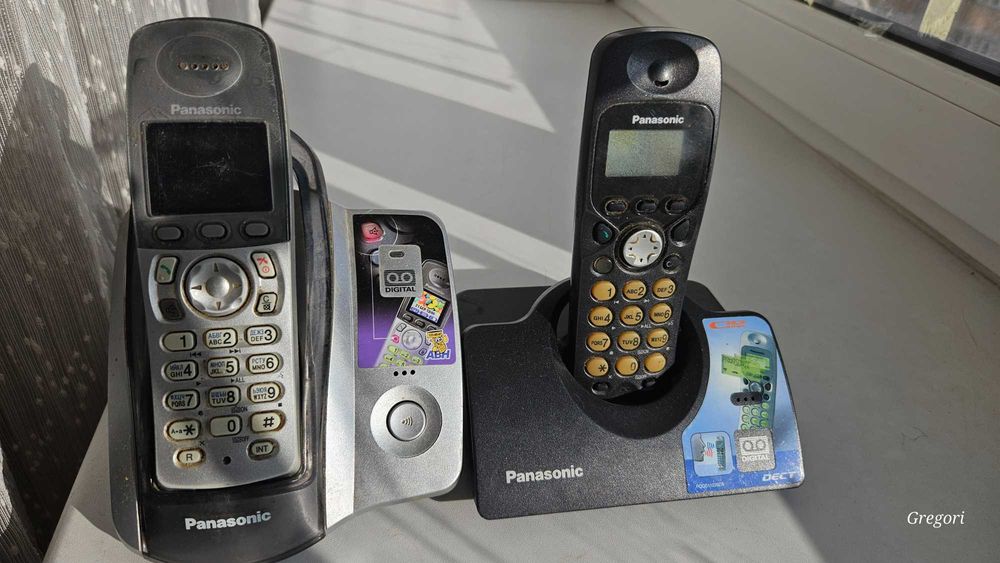 Радіотелефони 2 шт. Panasonic,1-kx-tgс325ua ,2-kx-tcd465uat