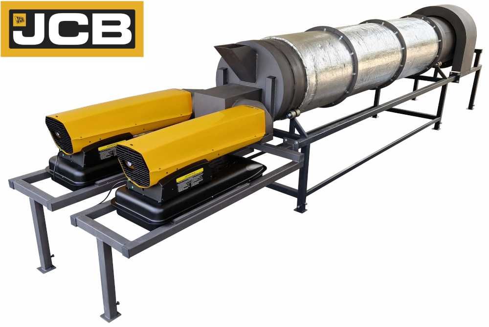 Duża Linia produkcyjna Pellet Suszarnia JCB + Młyn + Silos - NAJLEPSZY! TOP!