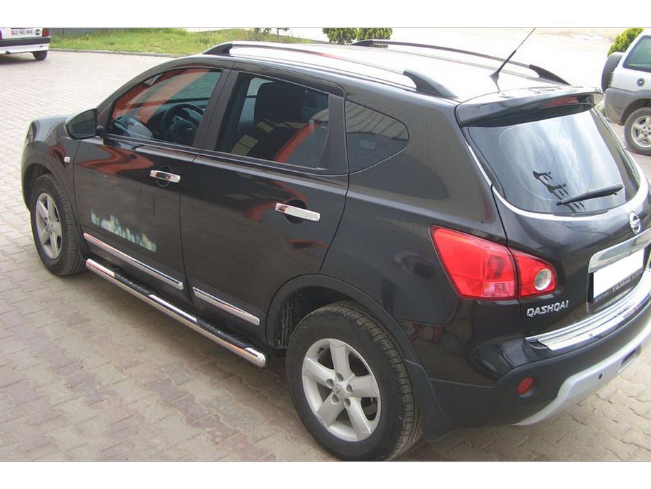 Бічні труби Нержавіюча сталь для Nissan Qashqai (2010-2014) (2 шт.)
