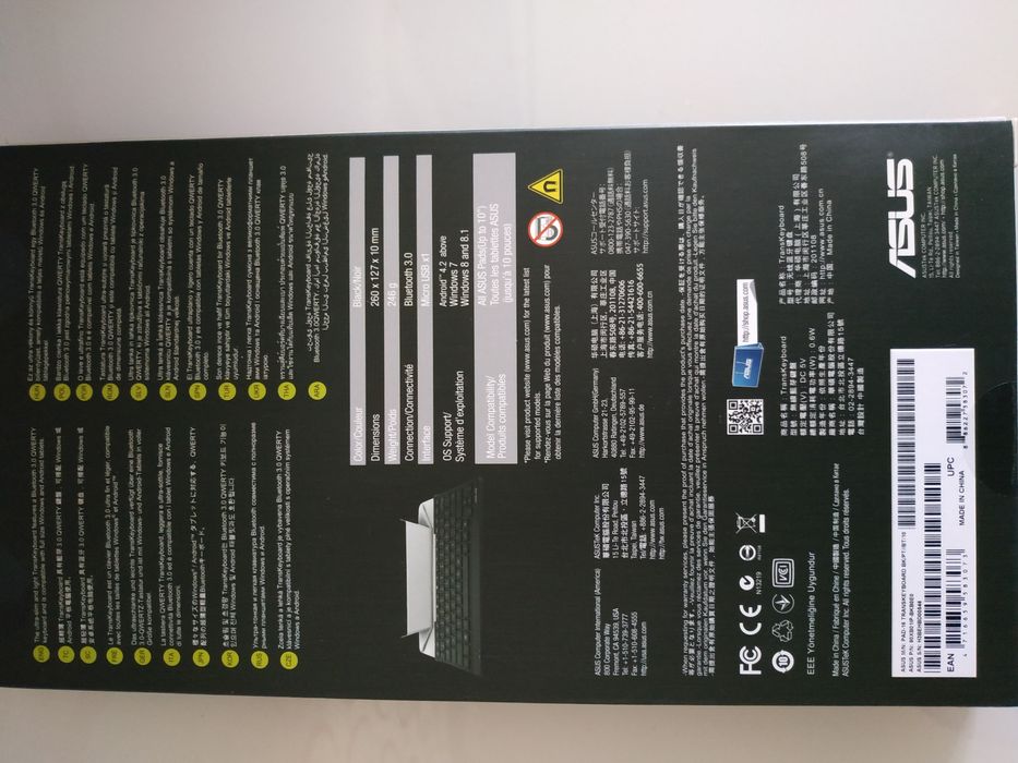 Teclado Bluetooth ASUS - Tablet, PC e Android TV64551459105923122