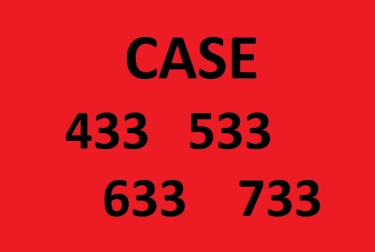 Instrukcja napraw Case 433, 533, 633, 733