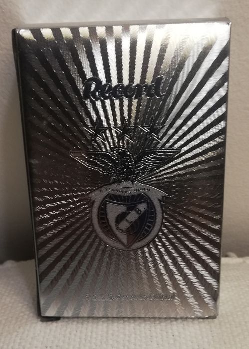 Baralho de cartas do Benfica Prateado