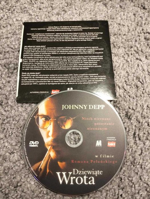 Dziewiąte wrota film DVD