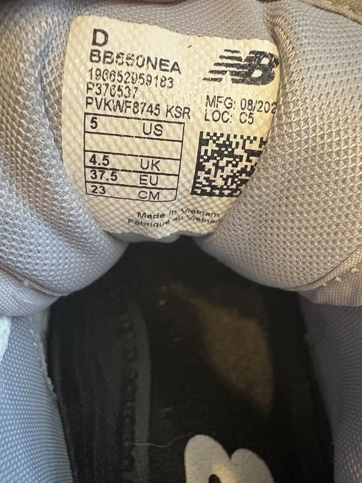 Buty damskie New Balance 550 bialo siwe 37.5