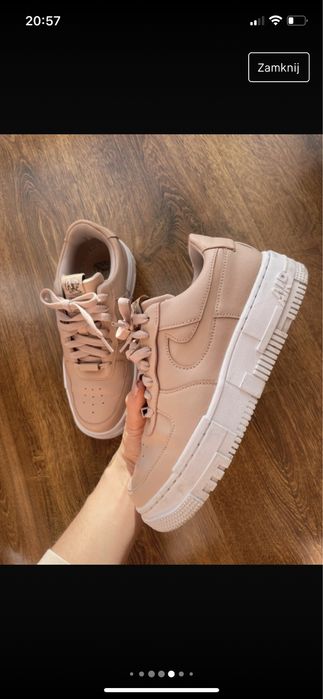 Nike Air Force 1 PIXEL różowe damskie sneakersy