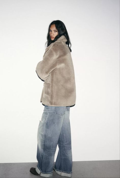 Двостороння дублянка від Zara розмір S