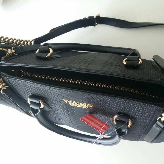 Victoria's Secret Black Leather  VIP Satchel  оригінал сумка