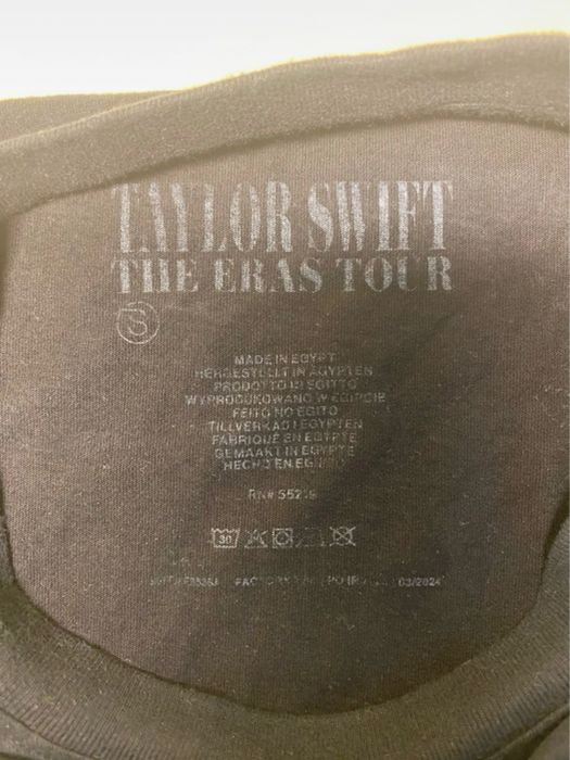 Taylor Swift Black T-shirt - The Eras Tour Merch