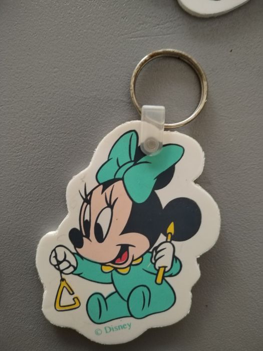 5 Porta-chaves Disney anos 80