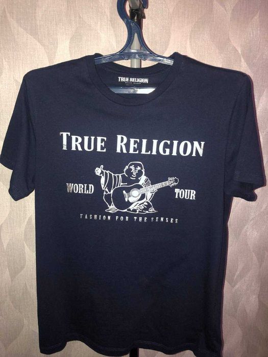 футболка True Religion тру реліжн синяя