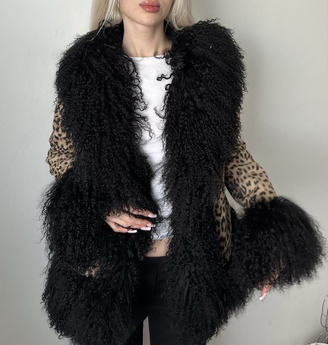 Futro z owcy mongolskiej panterka
