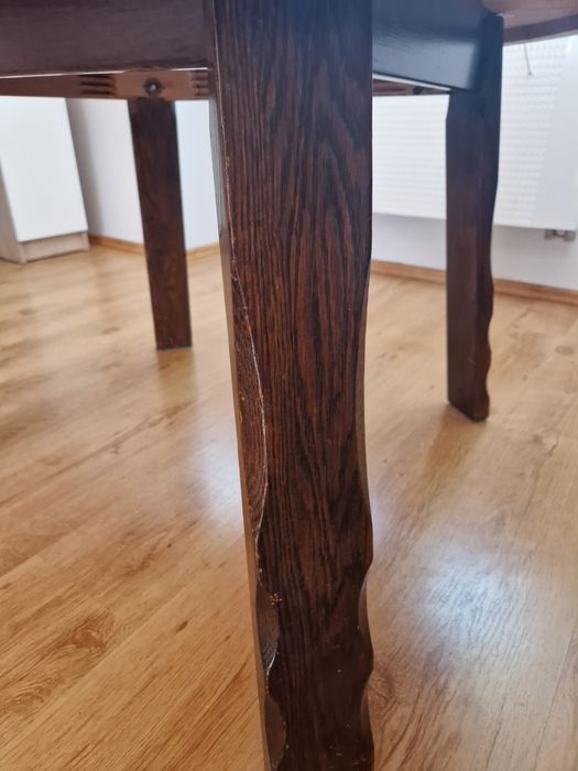 Stół okrągły drewniany