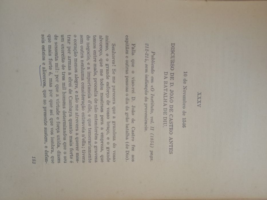 Cartas de D. Joao de Castro