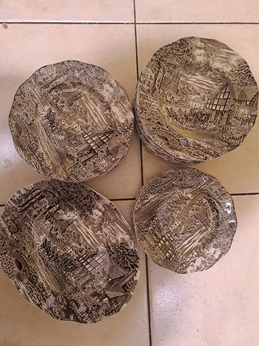 Zestaw obiadowy angielska porcelana