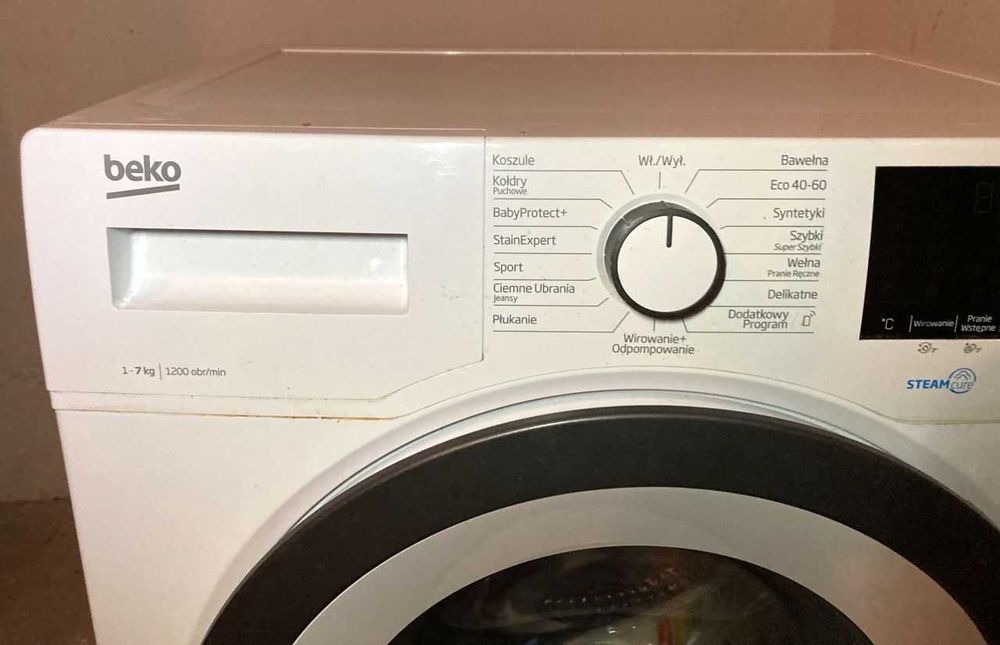 Pralka BEKO EWUE7636XAW 7kg 1200 obr/min Slim