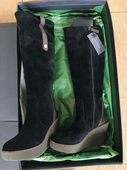 Nowe Wysokie Buty Kozaki Tommy Hilfiger rozm 37