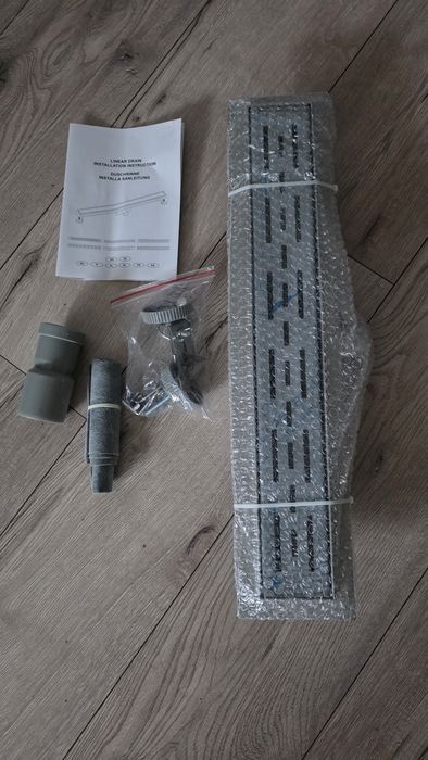 GY Bath Rynna odpływ liniowy prysznicowa 50 cm, kompletny zestaw