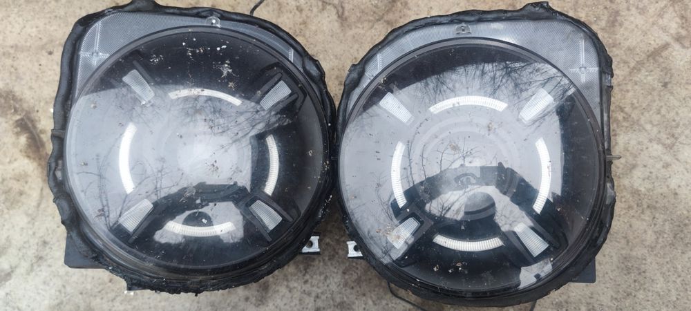 Фары jeep renegade,фары ксенон длип ренегад,фара кресты черные.