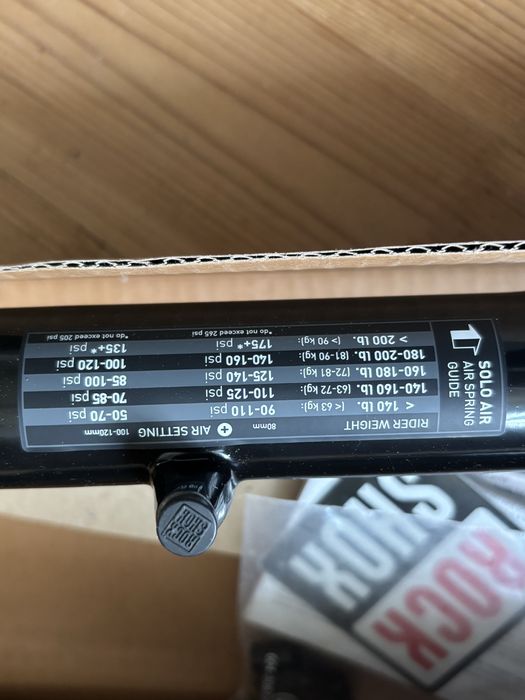 Amortyzator rowerowy rock shox recon silver TK 26” 100mm