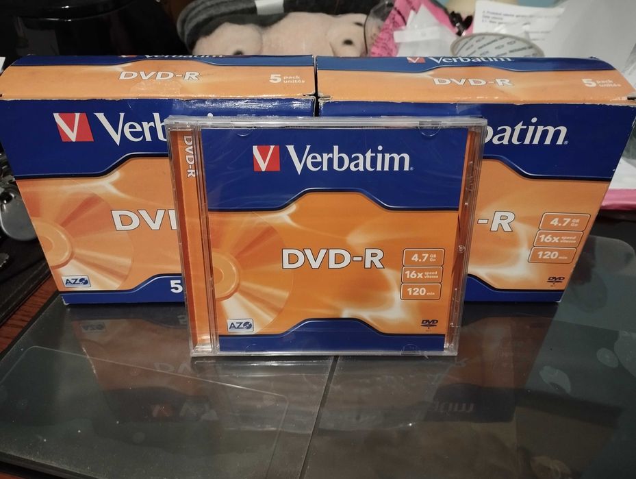 Verbatim DVD-R 4.7GB x16 slim box 1szt Matt silver Płyta Płyty DVD