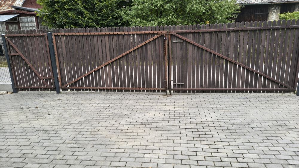 Brama dwuskrzydłowa 6m + furtka (obniżka)