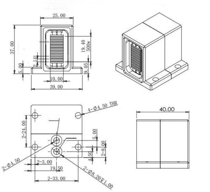 Modulos  LASER DIODO para equipamentos fotodepilaçao