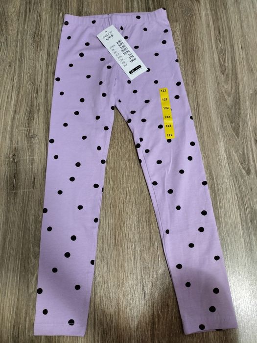 Nowe legginsy dziewczęce - roz. 122