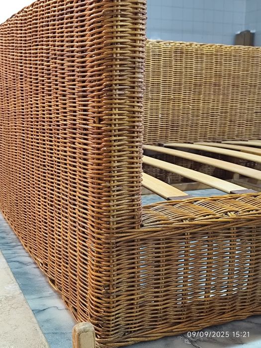 Chaise longue em vime