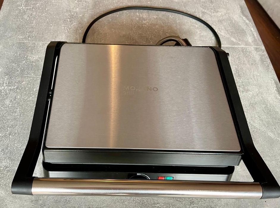 2x Grill Elektryczny Rozkladany Mozano Grill Chef Czarny 2200w Duzy