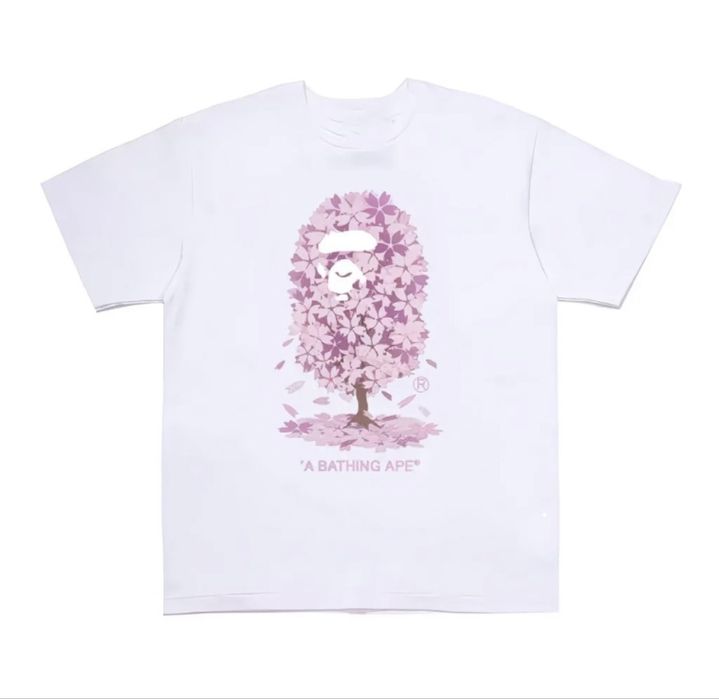 Футболка бейп / bape сакура