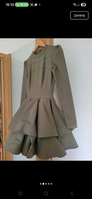 Sukienka Lou Sasha r. 36 kolor Khaki