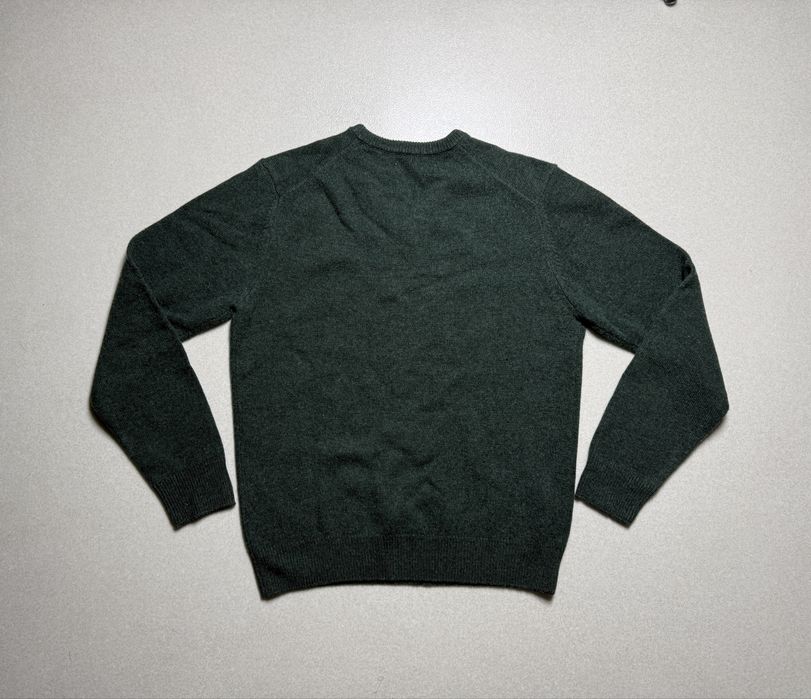 Sweter wełniany zielony męski Hackett London r. M