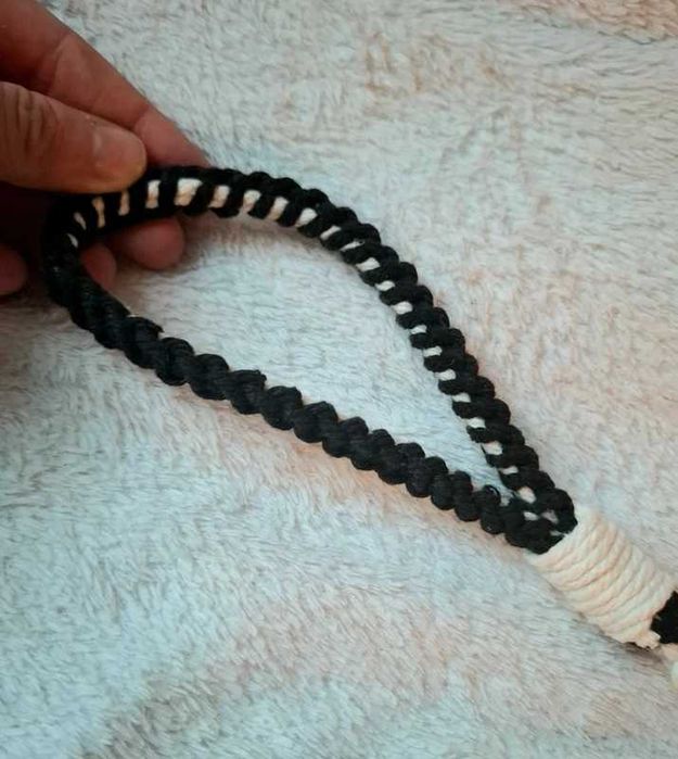 Breloczek smycz do kluczy handmade