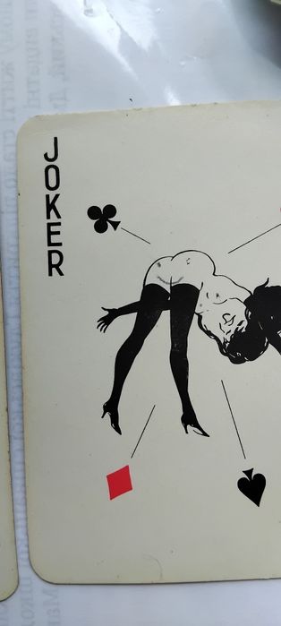 Колода карт 55 шт.Плейбой 1977 рік