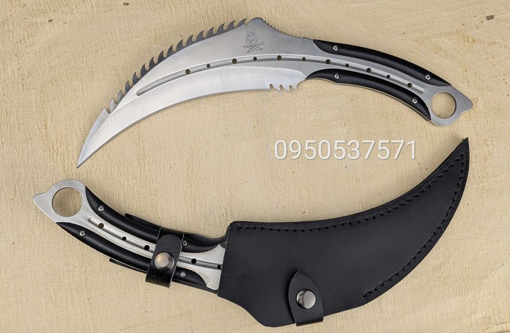 Нож тактический, Цільнометалевий ніж 33 см. Ніж-керамбіт