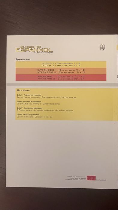 Curso de espanhol, com livro e Cd (2 a 17)