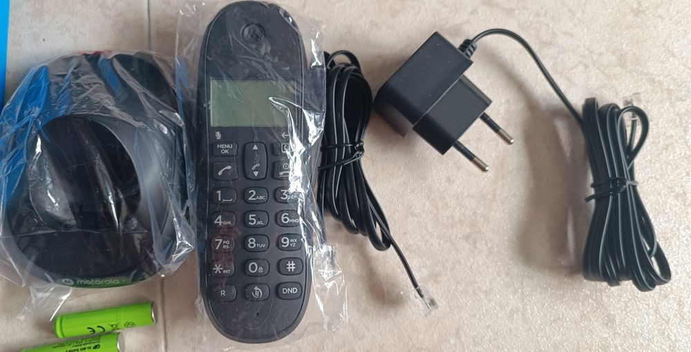 Telefone fixo Motorola sem fios NOVO