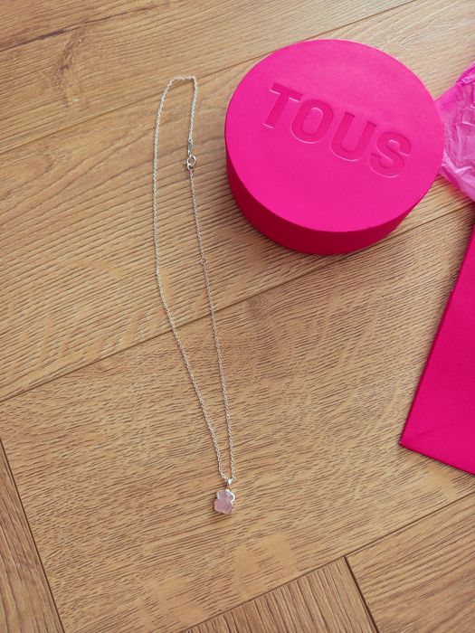 Tous naszyjnik ze srebra z kwarcem new Color