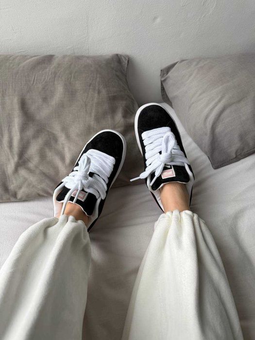 Женские кроссовки Puma Suede XL pink / Пума XL черные розовые 36 37 38 39 40