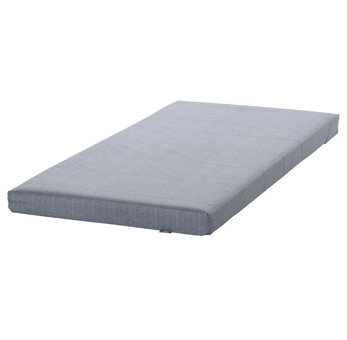 Materac piankowy 90x200 cm IKEA jasnoniebieski