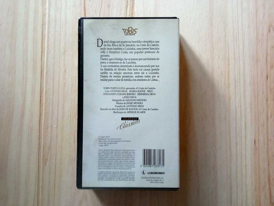 Filme O Costa Do Castelo - VHS
