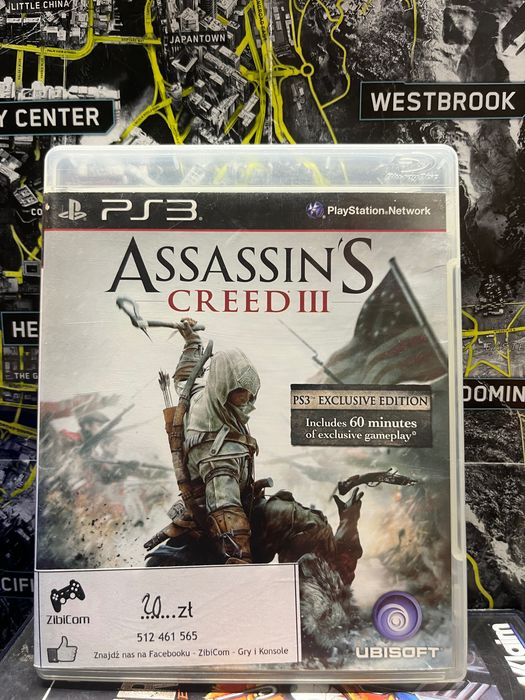 Assassin's Creed III | PS3 | Sklep | Kraków | Wysyłka | Wymiana