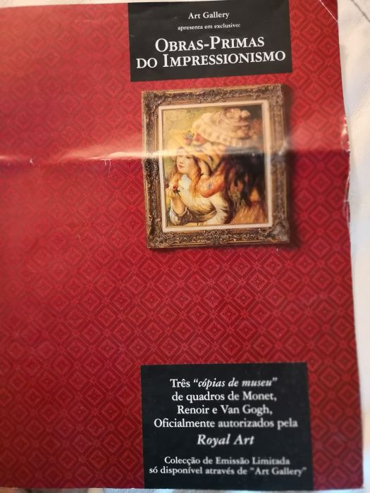 Pinturas Obras Primas do Impressionismo - Cópias de Museu